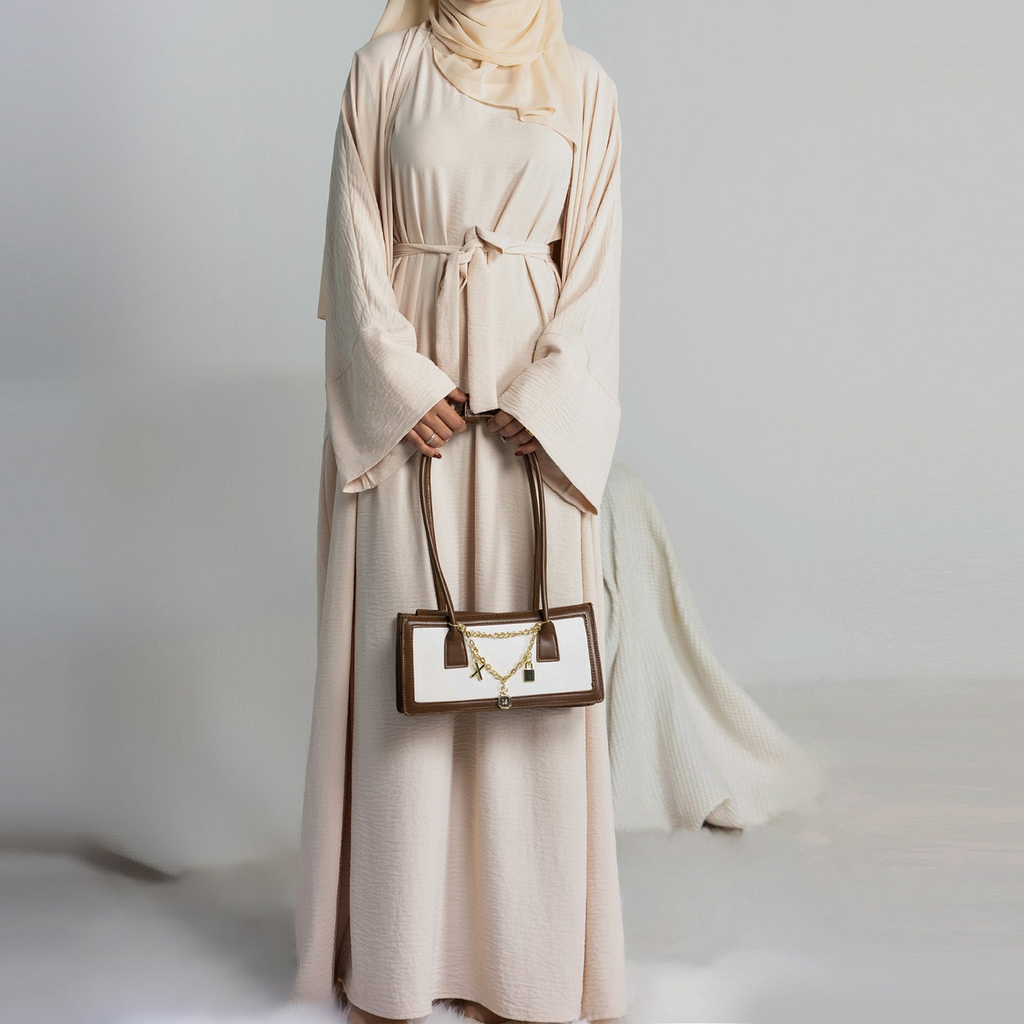 Loriya Solid Color Two-Piece Set