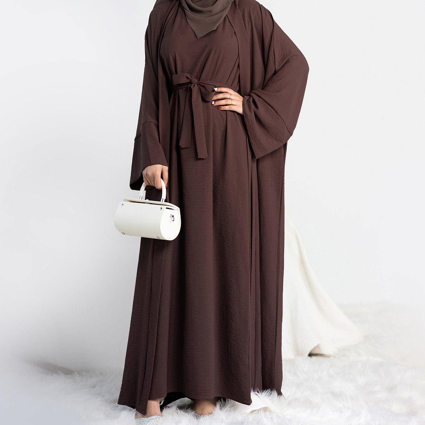 Loriya Solid Color Two-Piece Set