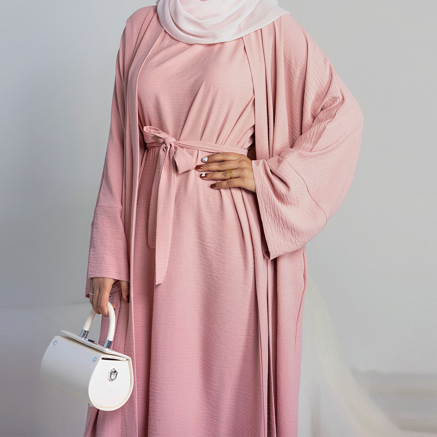 Loriya Solid Color Two-Piece Set