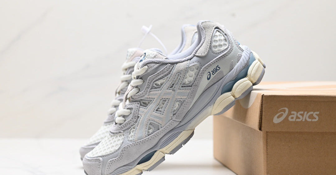 AAAA Pure Original Putian New Gel-NYC Wearable Spliced Mesh Breathable Dad Shoes Anti-slip Cushioning Running Shoes